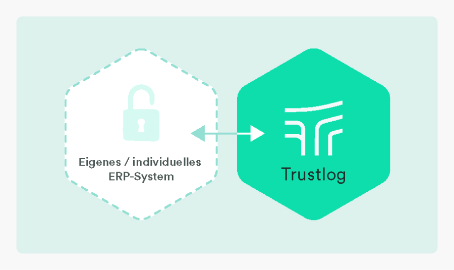 Individuelle ERP-Schnittstelle in Trustlog