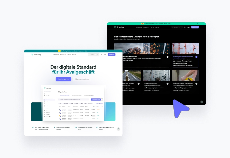 Die neue Trustlog-Website — von Grund auf neu gedacht.